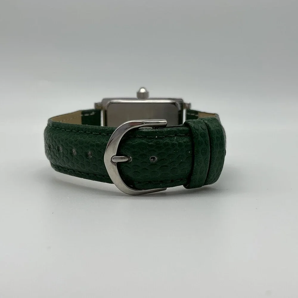 Wizard Of Oz 70th Anniversary Womens Watch 28mm Green Dial Leather New Battery